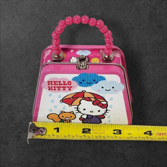 Set of 3 Hello Kitty Mini Tins Sanrio 2010–2012 Peace & Love Rainy Day Kawaii - Picture 8 of 10